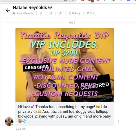 nataliereynoldss|Find Natalie Reynolds Onlyfans